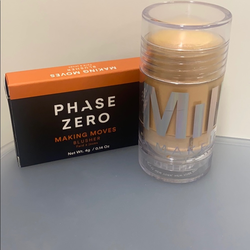 Mars milk holographic stick Phase Zero blusher NIB